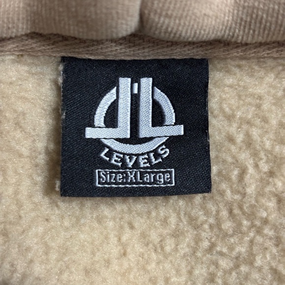 LEVELS PREMIUM CHENILLE HOODIE Beige/Tan size XL - Picture 9 of 11